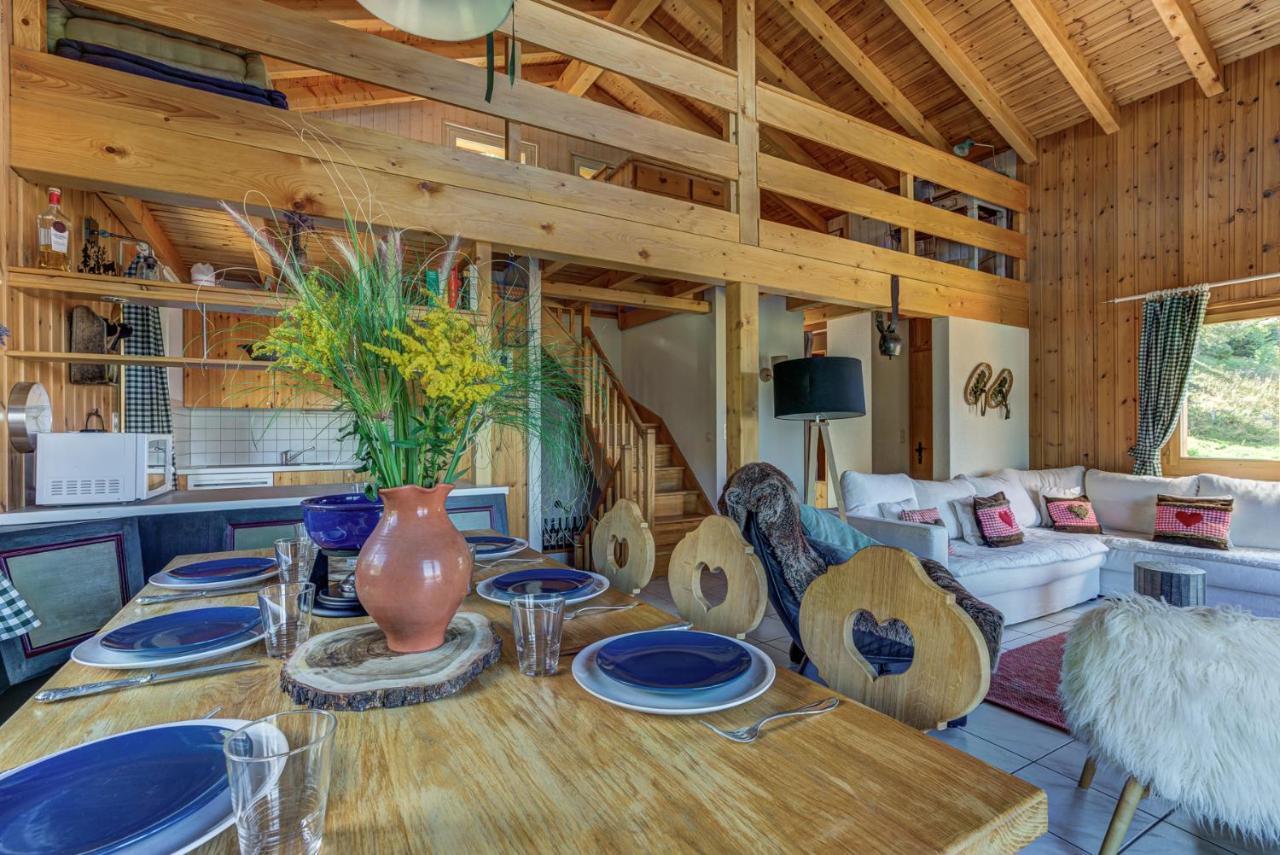 Chalet L'Ange La Tzoumaz Dış mekan fotoğraf